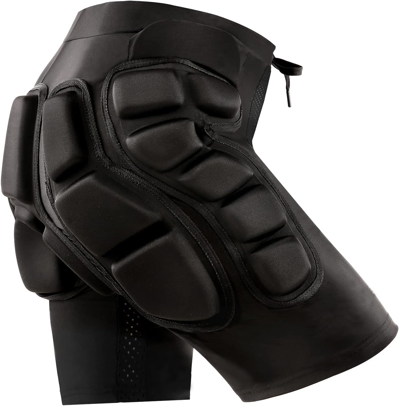 Relaxyee Pantalones cortos acolchados de protección, resistencia a los impactos, ropa deportiva de protección contra impactos al aire libre para