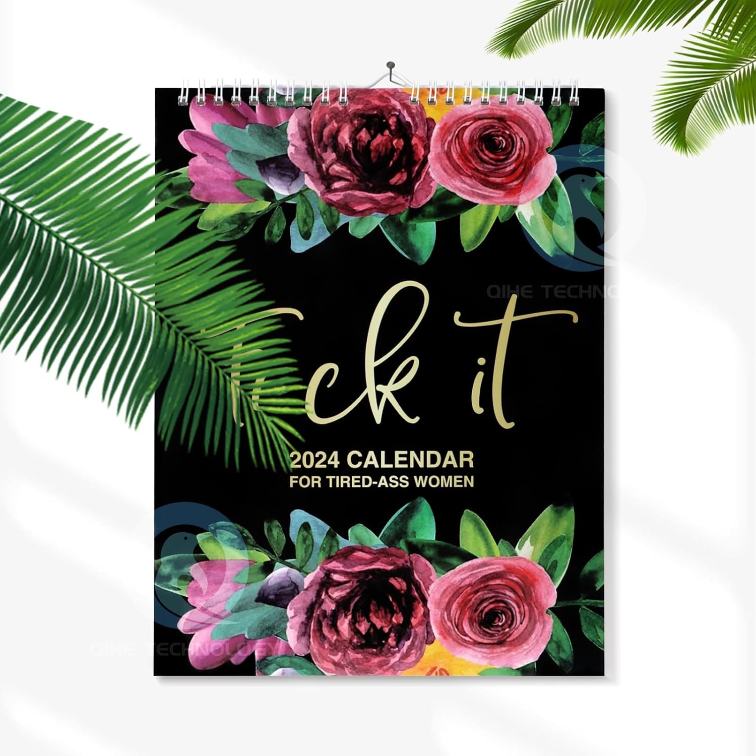 Calendario 2024 para mujeres cansadas  Calendario Fu-ck It  Calendario de mujeres cansadas  Calendario de pared 2024 para cansado  Divertido