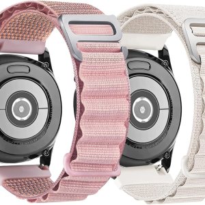 Paquete de 2 correas Alpine Loop compatibles con Samsung Galaxy Watch 6 Band6 ClassicGalaxy Watch 55 ProGalaxy Watch 44 ClassicActive 2, correa Paquete de 2 correas Alpine Loop compatibles con Samsung Galaxy Watch 6 Band6 ClassicGalaxy Watch 55 ProGalaxy Watch 44 ClassicActive 2, correa