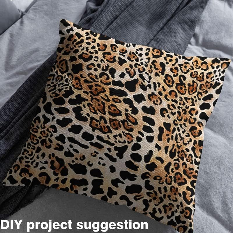The Yard, tela decorativa con estampado de leopardo para tapicería y proyectos de bricolaje en el hogar, tela impermeable para exteriores, 3 yardas,