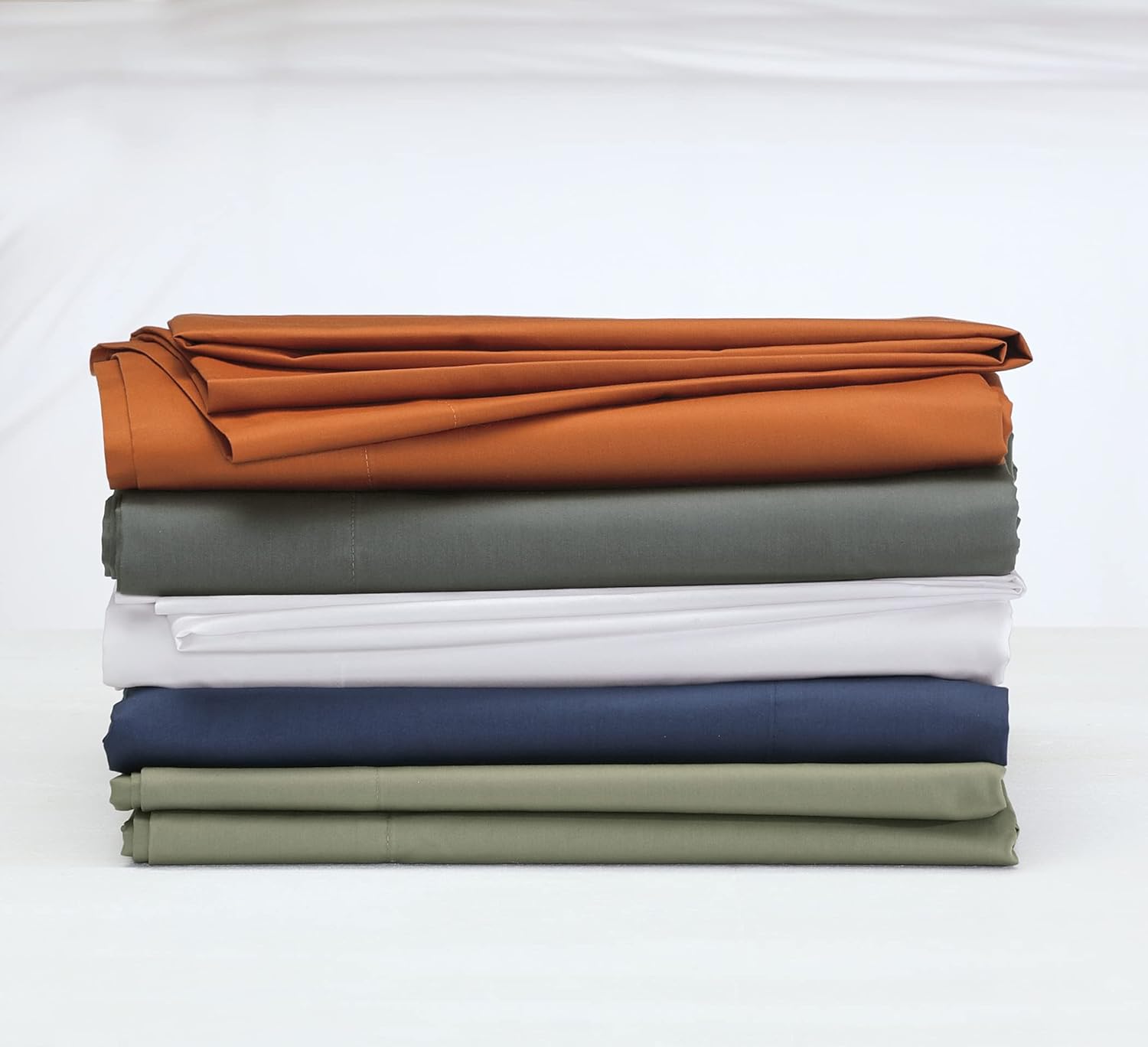 Heritage – Juego de sábanas  100% algodón, calidad premium, tejido satinado ultra suave, transpirable, bolsillos profundos, juego de 4 piezas,