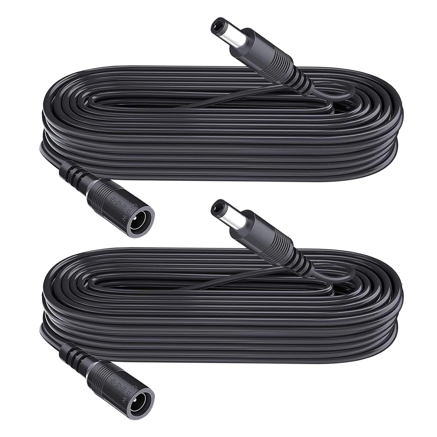 Security-01 3M – Cable de extensión de alimentación CC de 10 pies de 0.217 in x 0.083 in, para cámara de CCTV, cámara IP WiFi, DVR, tira LED,
