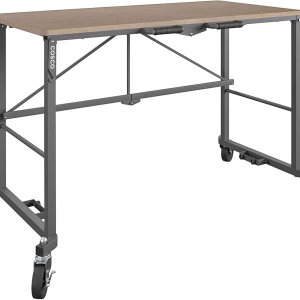Cosco Products – Mesa de trabajo portátil de plegado inteligente. Cosco Products – Mesa de trabajo portátil de plegado inteligente.