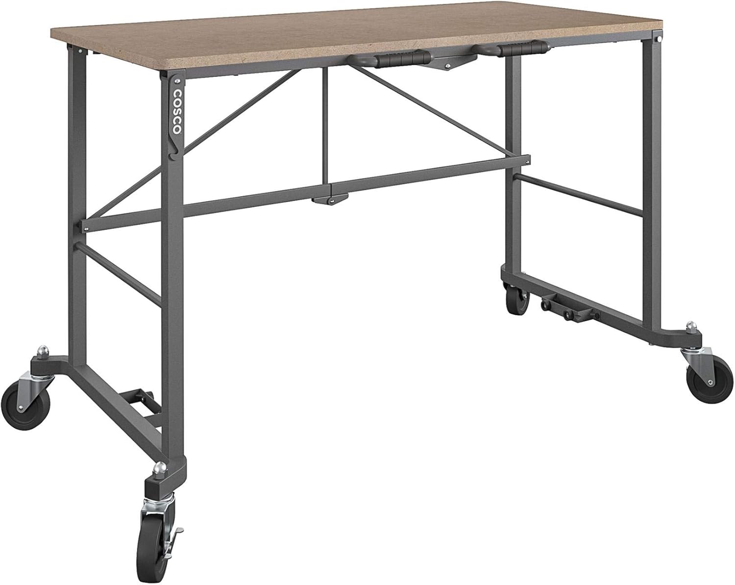 Cosco Products – Mesa de trabajo portátil de plegado inteligente.