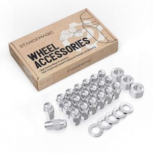 20 tuercas cromadas Cragar Mag con arandela, 716×20 RH, longitud del vástago de 0.71 pulgadas, longitud total de 1.73 pulgadas, 0.827 in o 1316 20 tuercas cromadas Cragar Mag con arandela, 716×20 RH, longitud del vástago de 0.71 pulgadas, longitud total de 1.73 pulgadas, 0.827 in o 1316