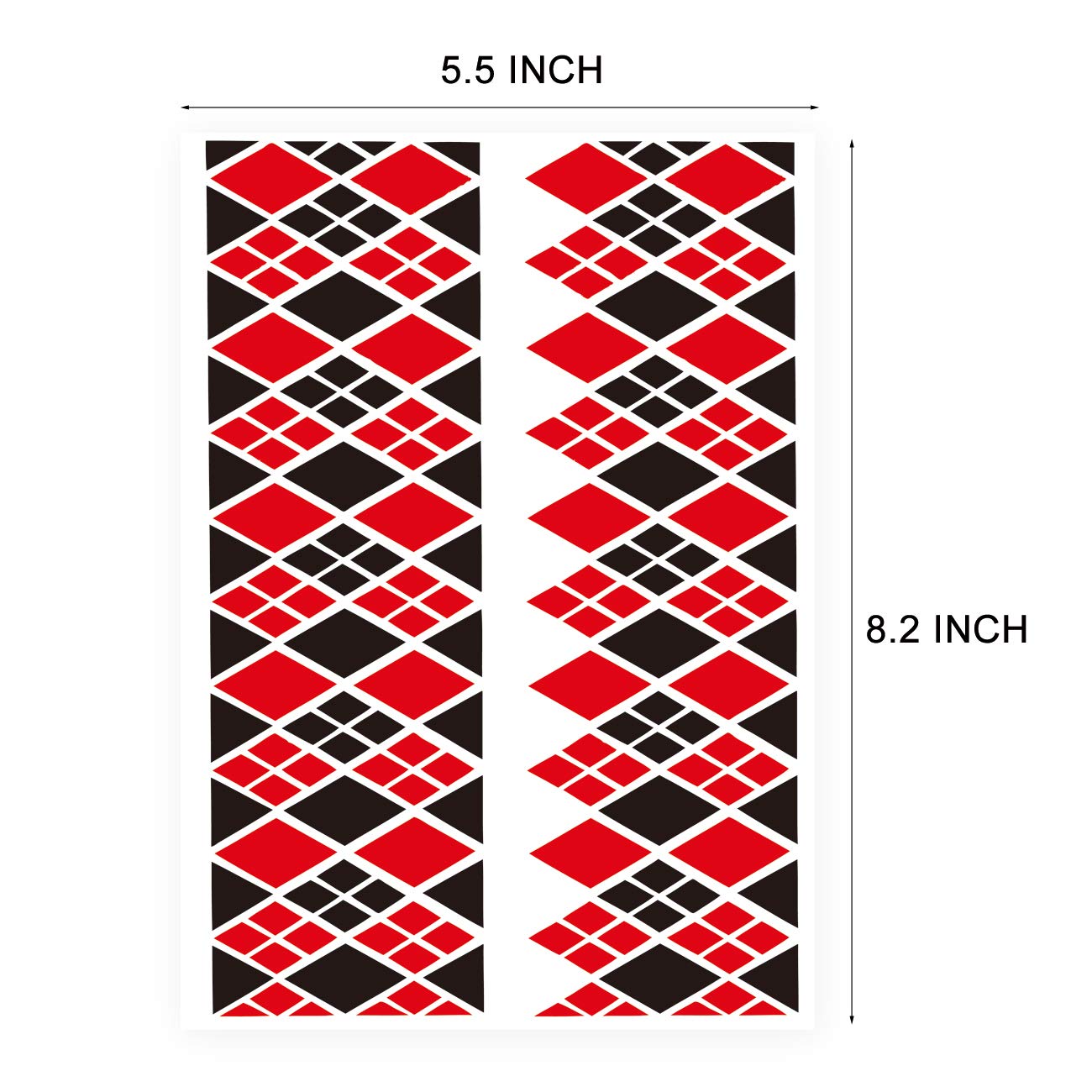 Fake Tattoos, 3 Small Sheets Women Temporary Tattoo Stickers for Women Girls Kids Halloween Costume Party Makeup