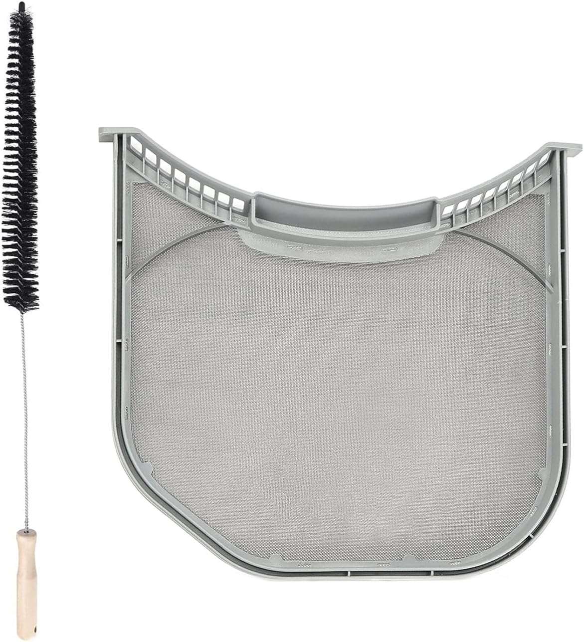 ADQ56656401 Conjunto de filtro de pelusa para secadora, piezas de repuesto para electrodomésticos de lavandería con cepillo limpiador de trampa de