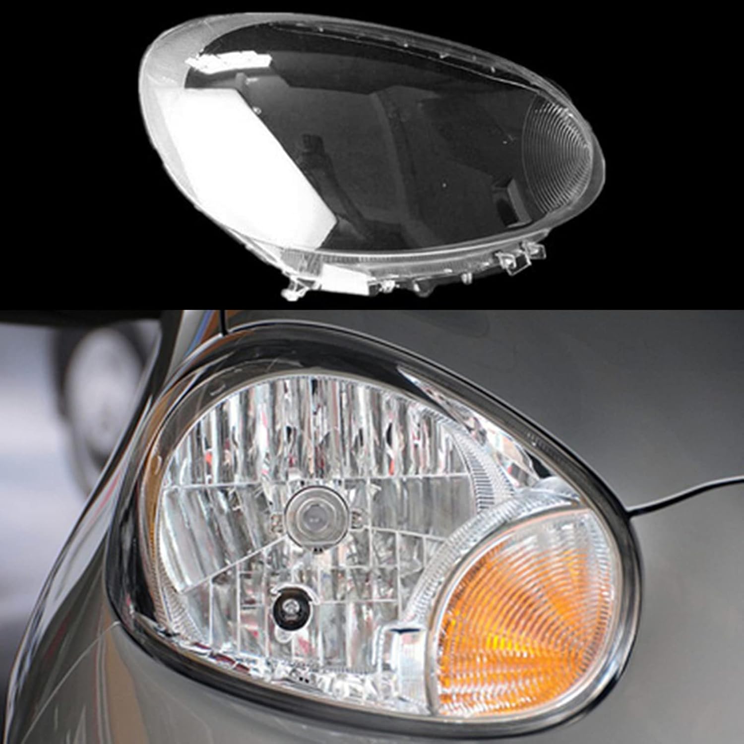 Faro lente faro cubierta coche reemplazo auto Shell, para Nissan marzo 2010 2011 2012 2013 2014 2015