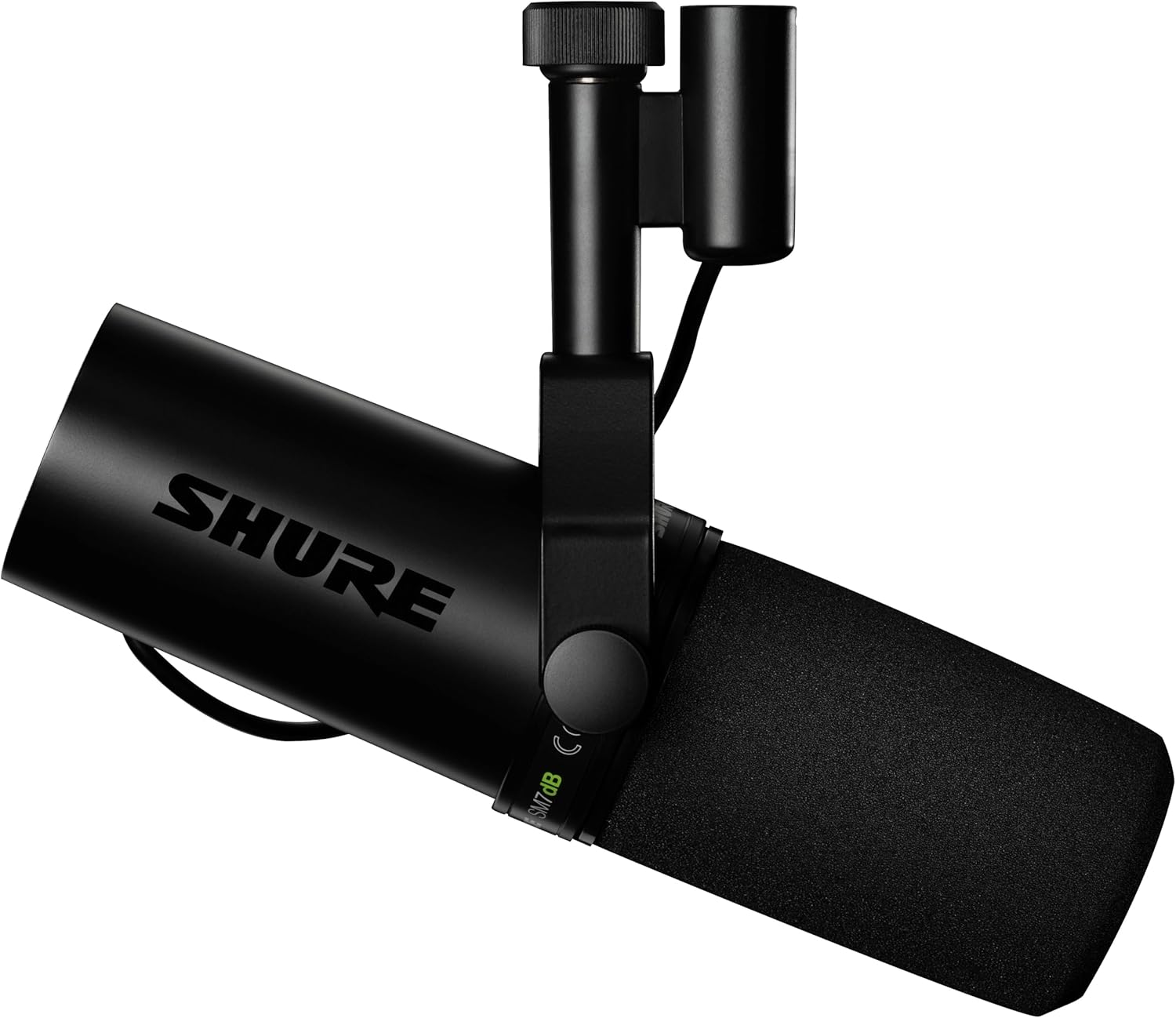 Shure SM7dB Micrófono vocal dinámico con preamplificador integrado para transmisión, podcast y grabación, frecuencia de amplio alcance, sonido