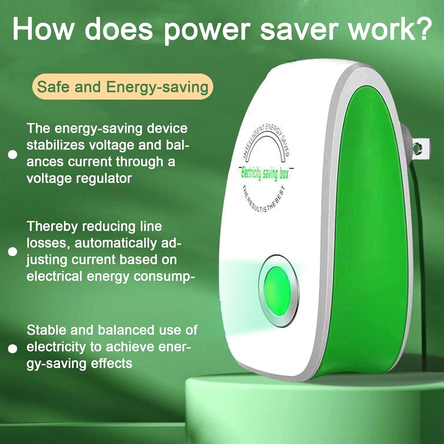 Dispositivo de ahorro de energía profesional para ahorrar electricidad, ahorro de electricidad Realwatt Smart Electric Saver Hogar Oficina Mercado