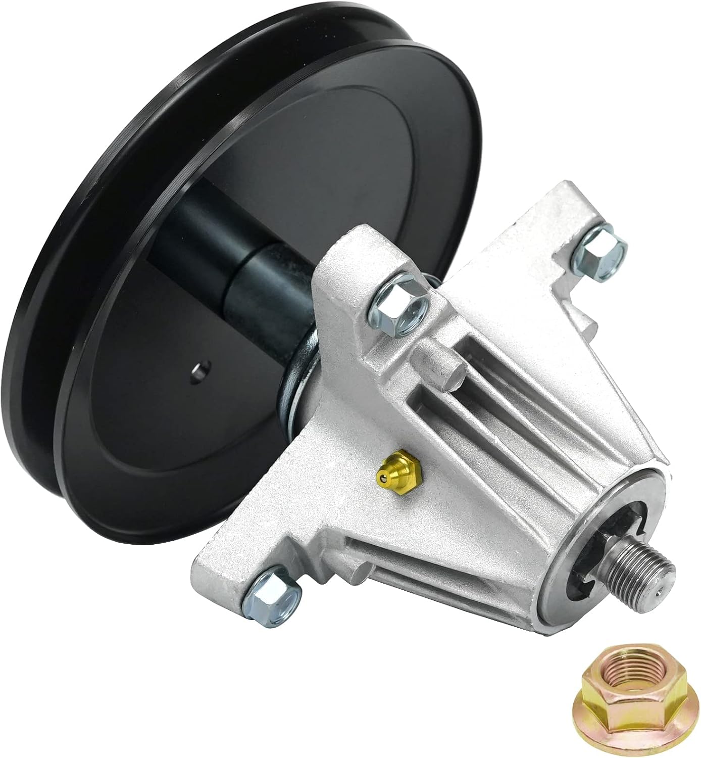El conjunto de husillo reemplaza a MTD 918-06977 618-06977 con tornillos de montaje para XT1-LT46 XT2-LX46 KH KW de 46 pulgadas