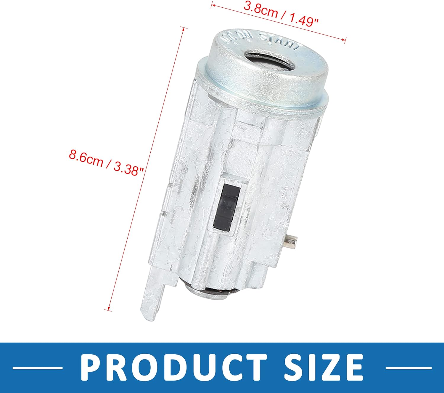 Cilindro de bloqueo del interruptor de encendido con 2 llaves US252L para Toyota Camry 1997-2001 (juego de 3)