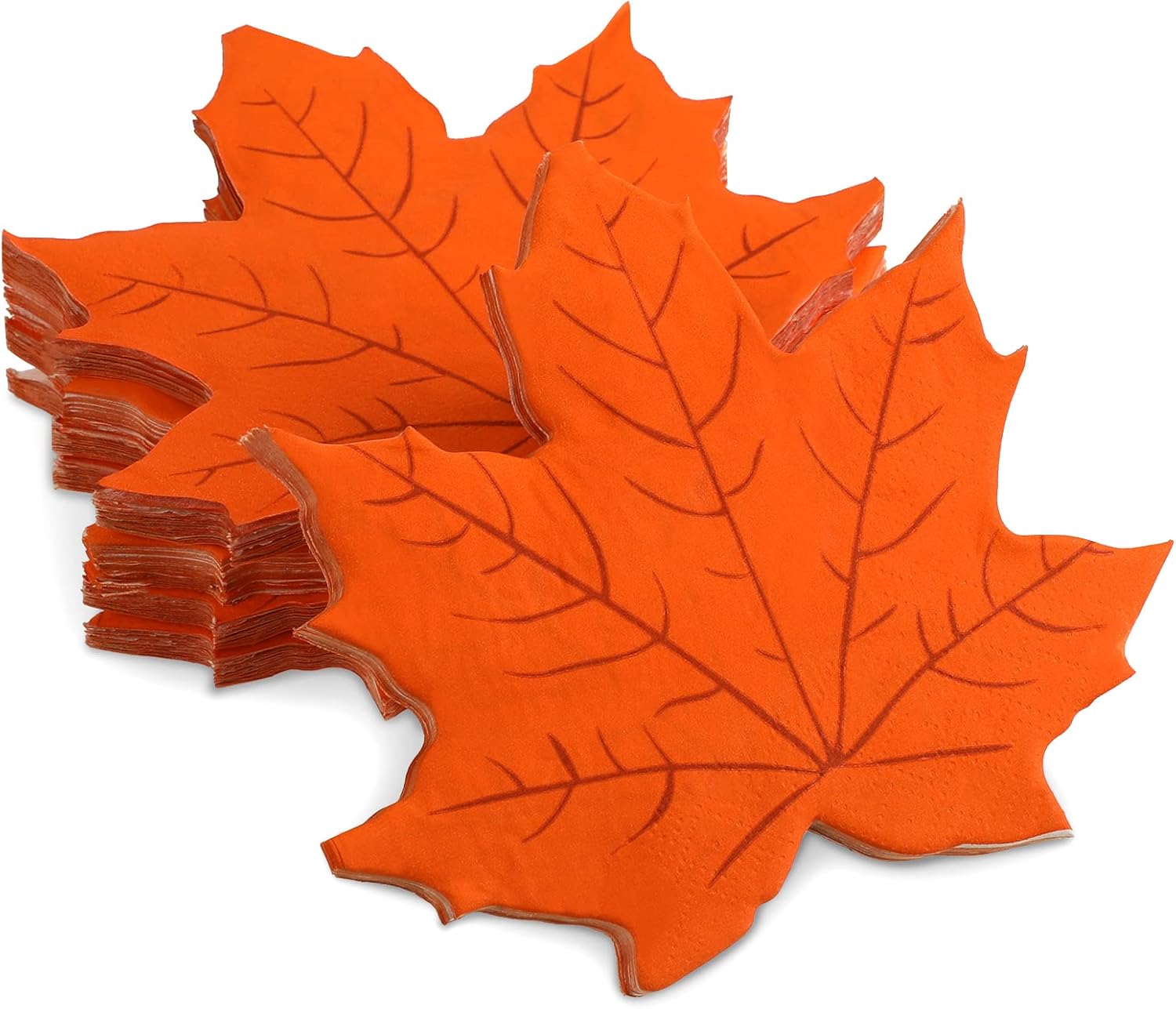 100 servilletas de papel desechables de otoño, Día de Acción de Gracias, servilletas de otoño de papel para suministros de fiesta, mesa de comedor,
