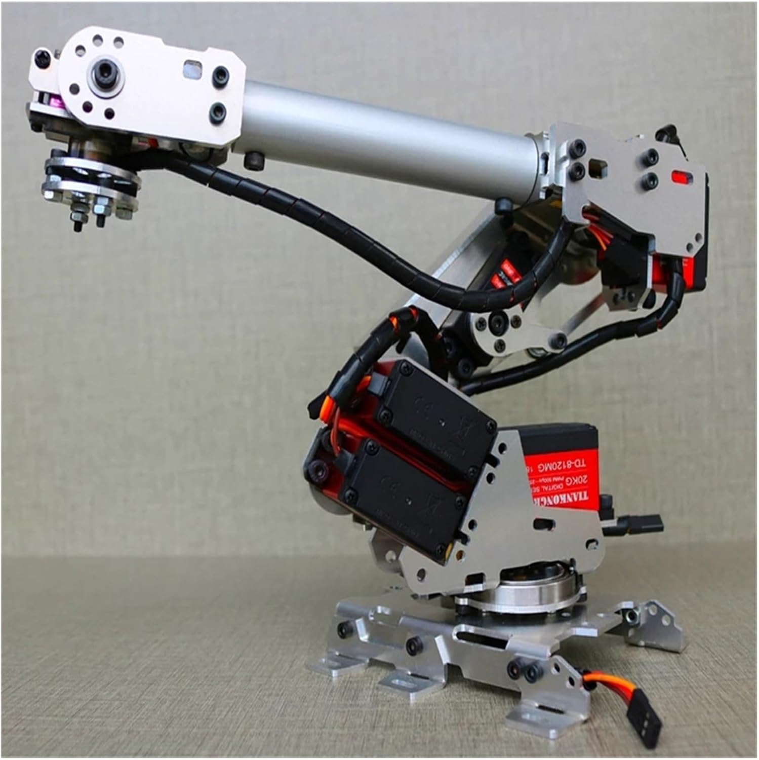 Kit de soporte de brazo robótico 7 Dof Manipulador Robot Brazo Multi-Grado de Libertad Modelo robótico Mindustrial Robot de 6 ejes de mano (color