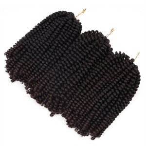 Paquete de 3 extensiones de trenzas de pelo muy rizado o trenzas africanas de pelo sintético de fibra resistente Paquete de 3 extensiones de trenzas de pelo muy rizado o trenzas africanas de pelo sintético de fibra resistente