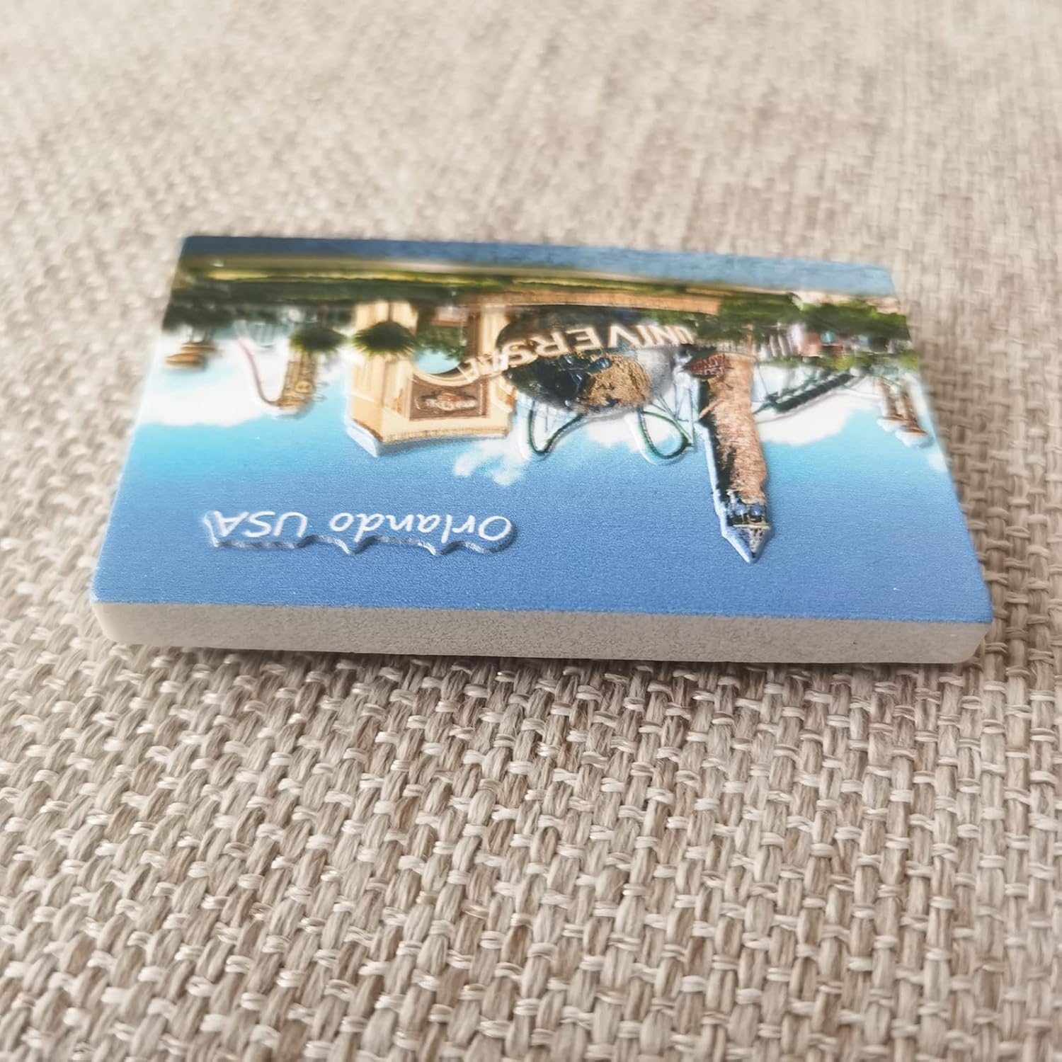 Orlando USA – Imán de nevera 3D, regalo de recuerdo hecho a mano, decoración para el hogar y la cocina, colección de imanes para refrigerador de