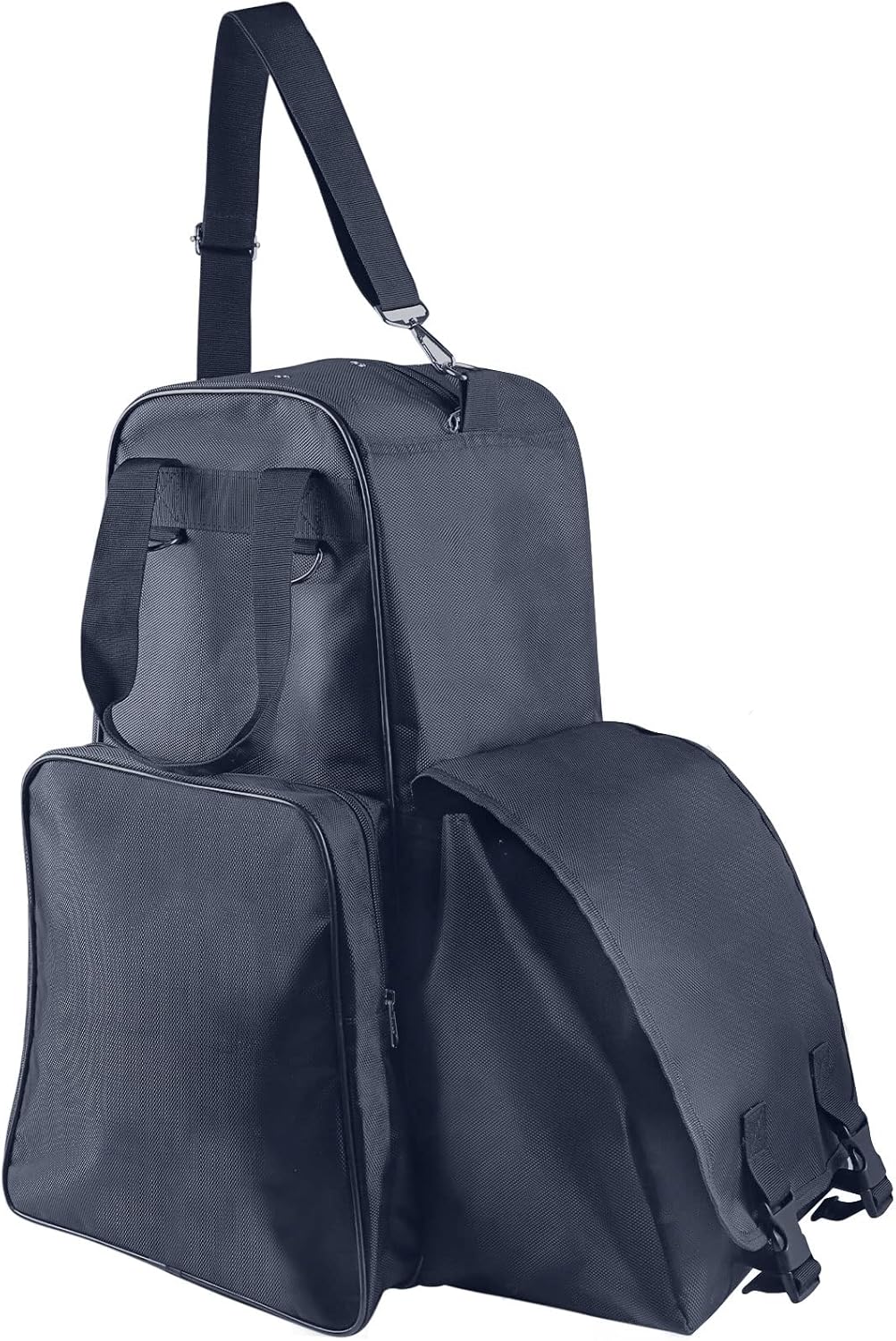 Harrison Howard Equestrian Pack Equipment Bolsa de transporte multifuncional para botas Casco Horsewhip Horse Riding Pack Equipment – Navy