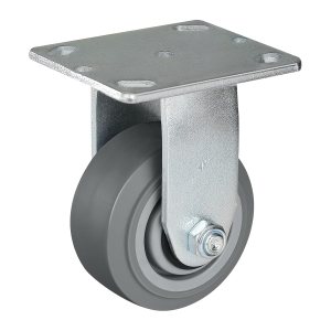 HANDSAMMU Ruedas giratorias de alta resistencia de 4 x 2 pulgadas, ruedas industriales, ruedas de goma (banda de rodadura plana), juego de 1 con HANDSAMMU Ruedas giratorias de alta resistencia de 4 x 2 pulgadas, ruedas industriales, ruedas de goma (banda de rodadura plana), juego de 1 con