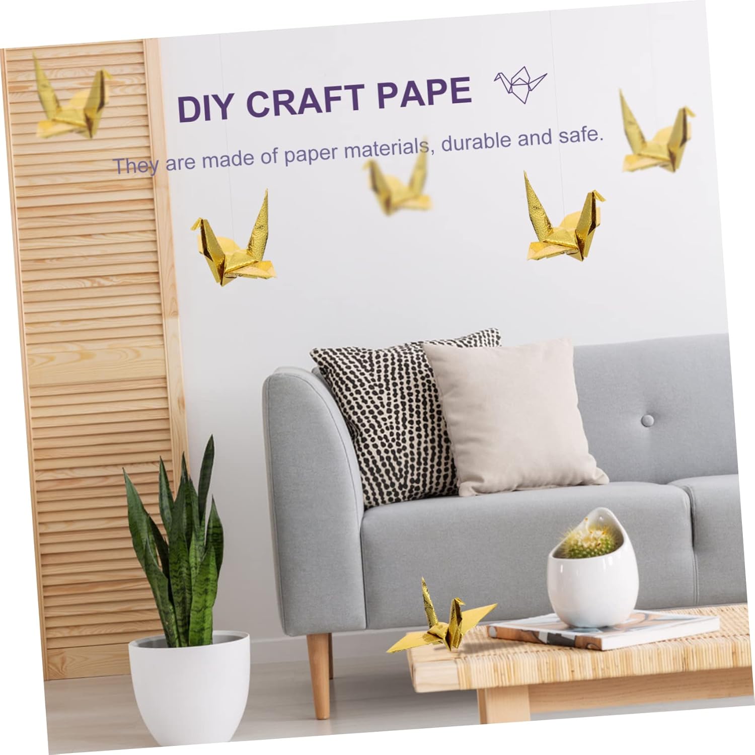 EXCEART 500 hojas de papel de cometa de origami perlado de una sola cara, adornos de álbumes de recortes, papel de regalo de Navidad, papel plegable