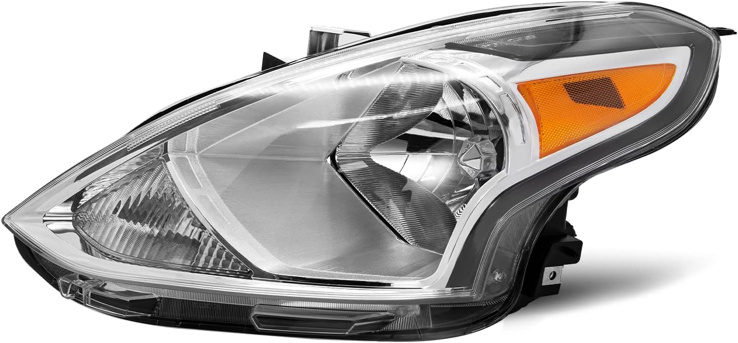 VehicleAid Conjunto de faros delanteros compatible con Nissan Versa 2015, 2016, 2017, 2018, 2019, lado izquierdo del conductor