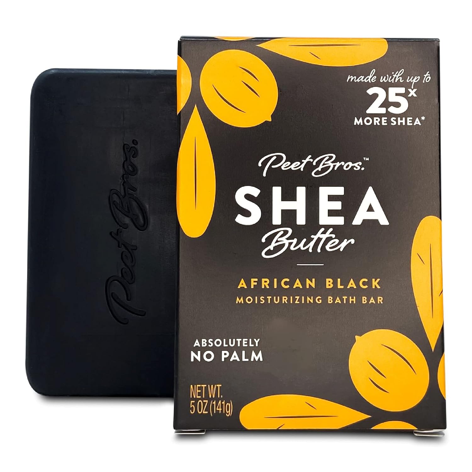 Jabón en barra de manteca de karité, barra de jabón negro africano hidratante, vegano, sin aceite de palma, hasta 25 veces más manteca de karité,