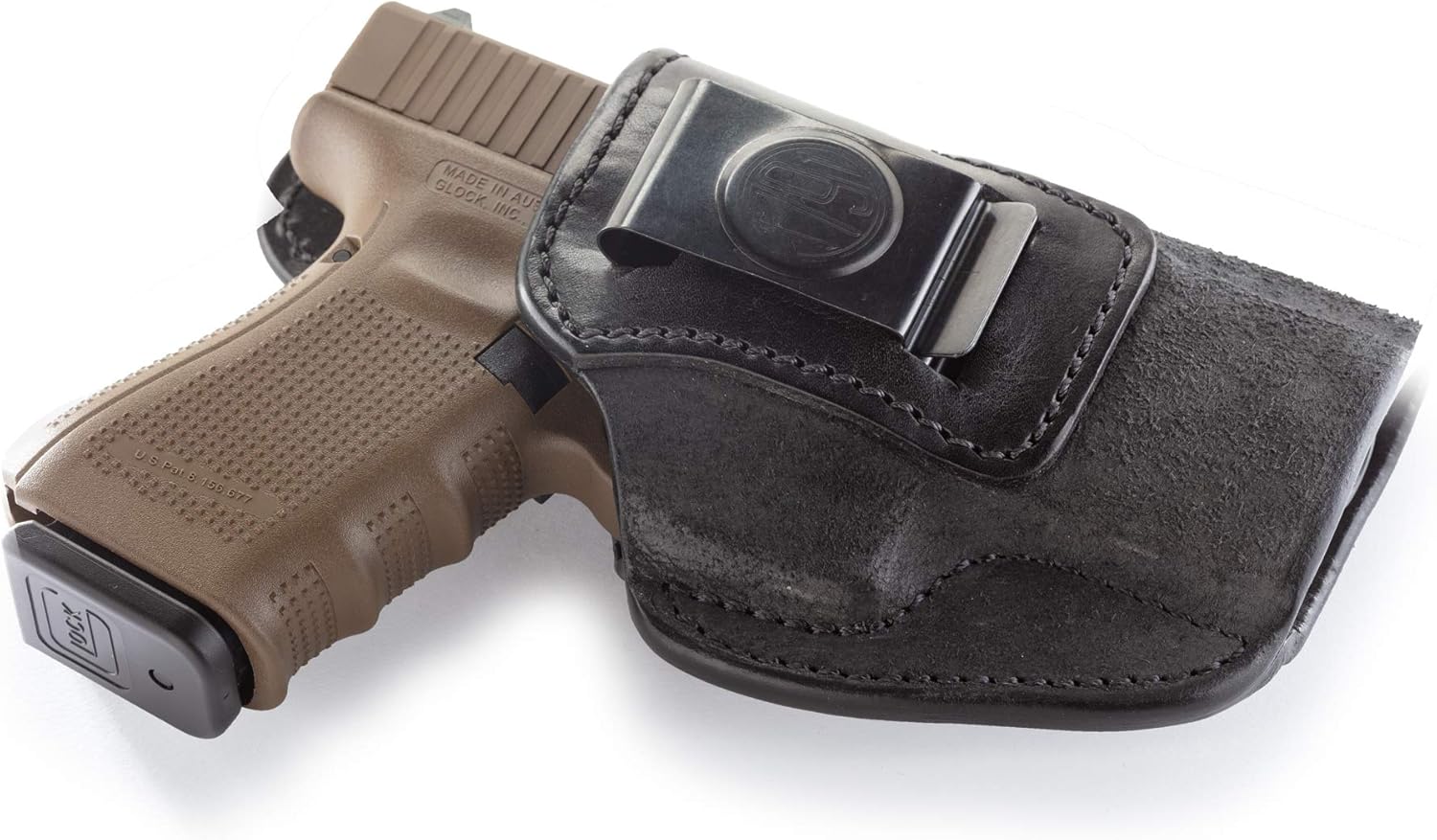 1791 Funda de cuero para pistola  Funda IWB  Funda de cuero premium para diestros  Compatible con Glock 23, 29, 30, 38  Sig Sauer P220 P226 P229,