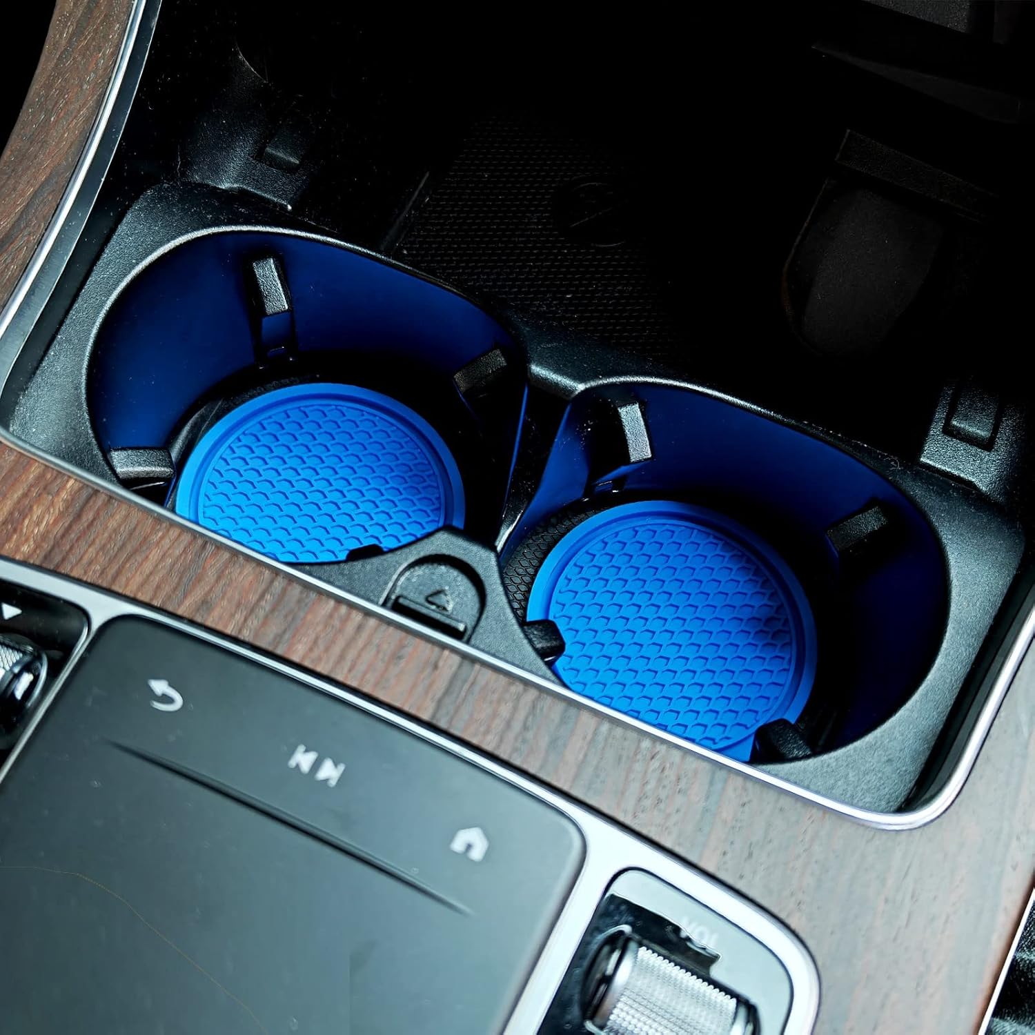 Posavasos para automóvil, paquete de 4, portavasos universales para vehículos, accesorios interiores de automóvil, 2.75 pulgadas de diámetro para
