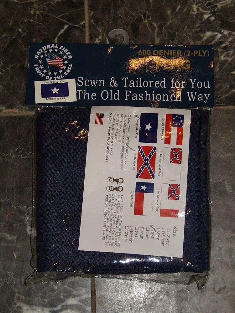 Premium 3×5 Embroidered Bonnie 600D 2ply Nylon Flag 3’x5′ Grommets