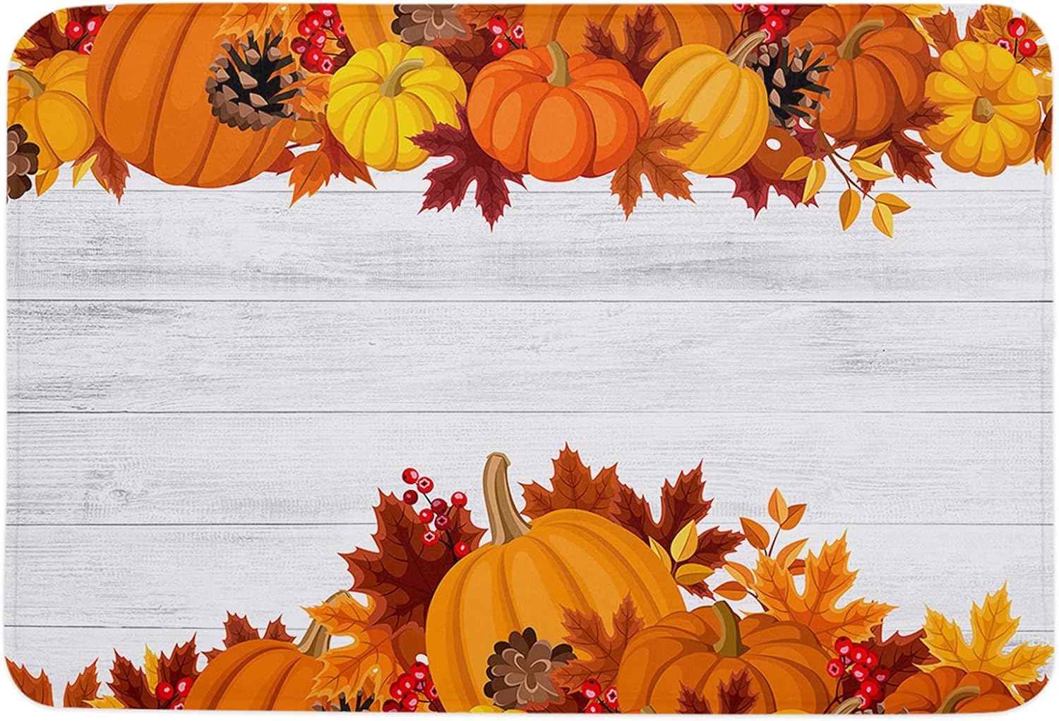 Alfombra de baño de otoño, tapete de baño de hoja de arce, calabaza, tapete de esponja para baño, antideslizante, lavable, duradero, para baño,