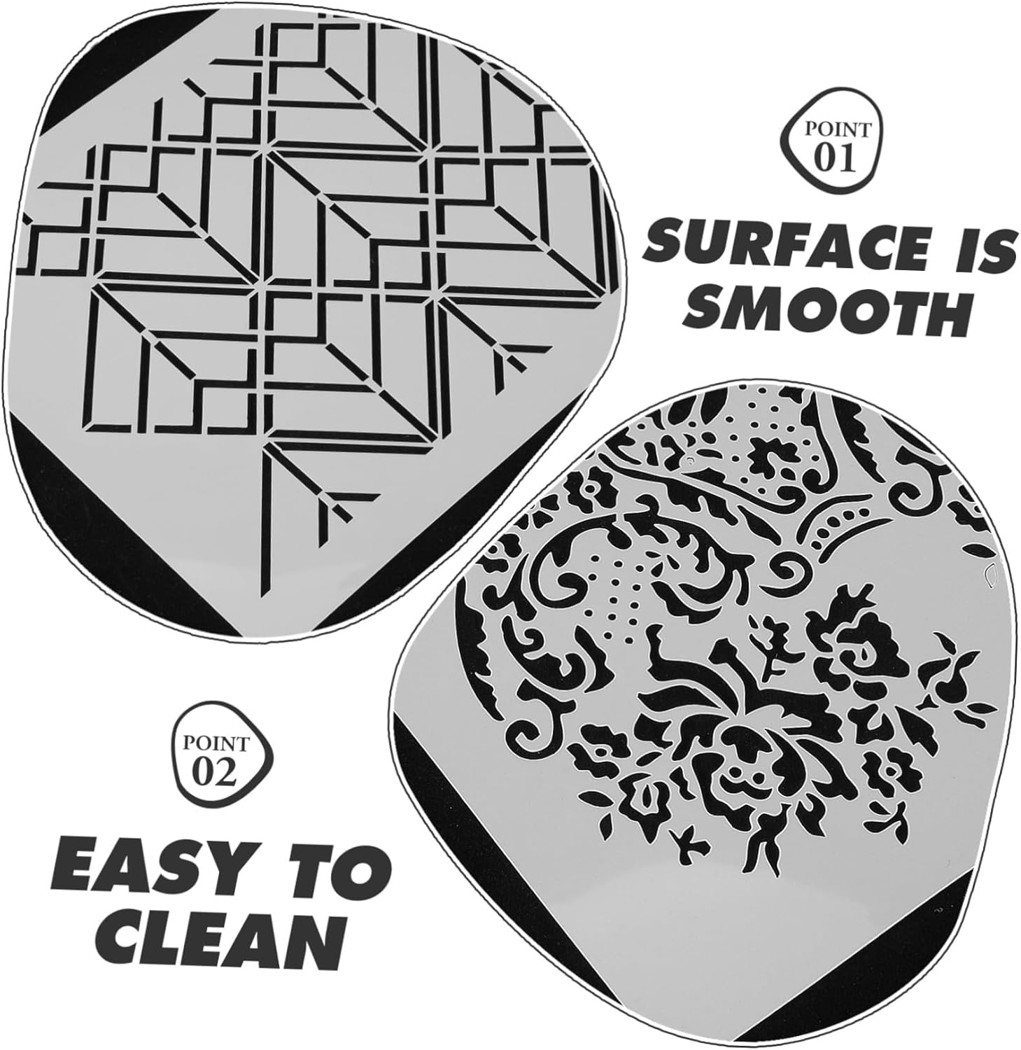 EXCEART Plantillas de impresión de tartas de herramientas, plantillas de manualidades para pintar moldes de impresión de tartas, suministros de