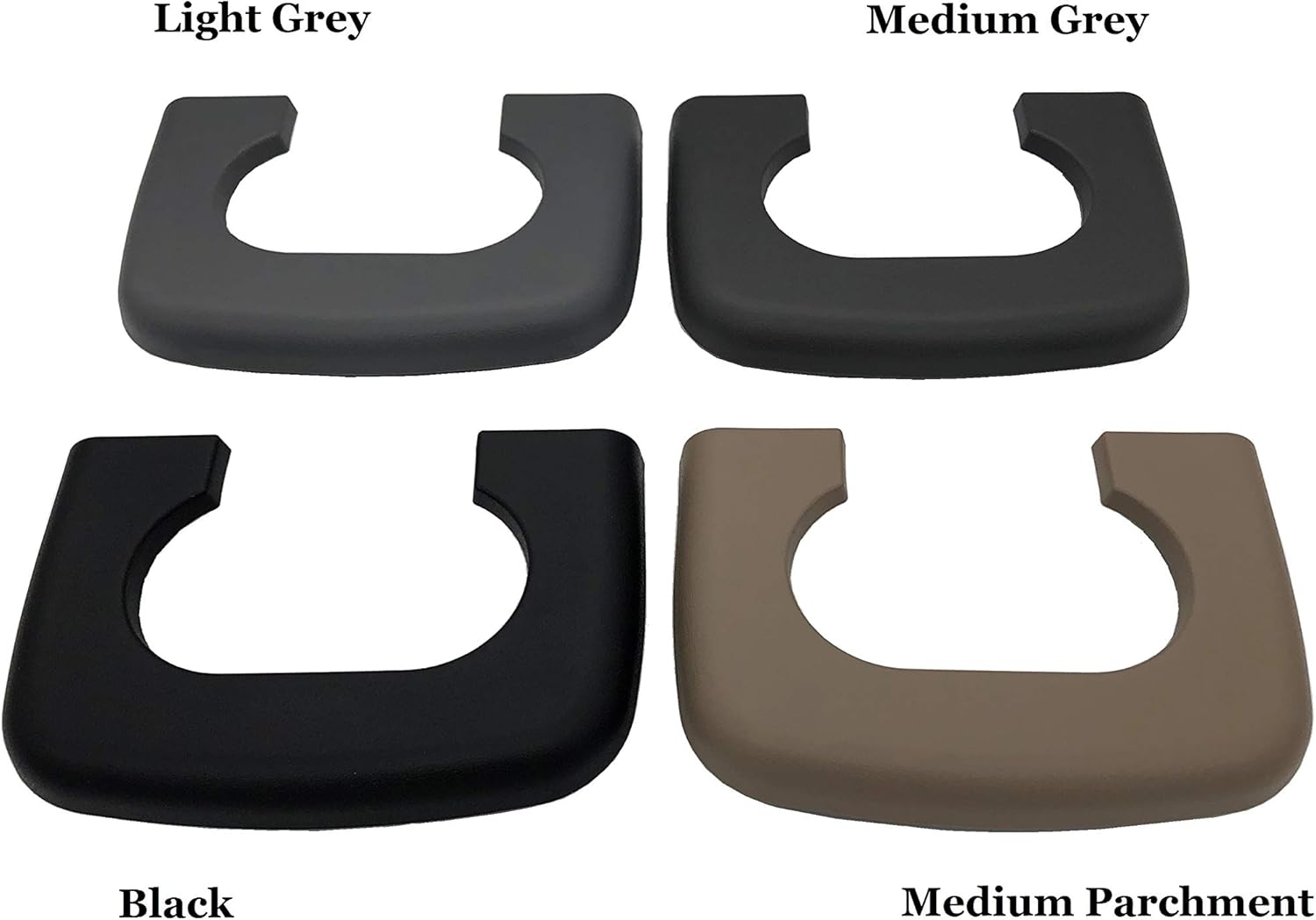Almohadilla de repuesto para portavasos de consola central compatible con Ford F-150 1997-2003 (gris medio)