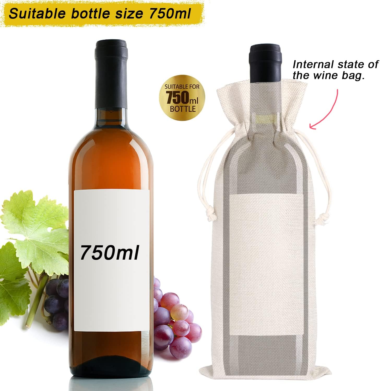 Bolsa de vino de cumpleaños número 50  Regalo de 50 años  Regalo de 50 años  Combina bien con bolsa de cumpleaños  Regalo de cumpleaños para él y