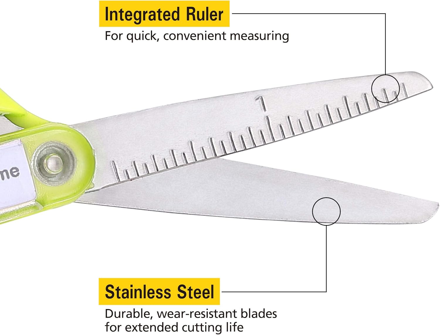 Stanley Guppy tijeras para niños de 5 pulgadas, Verde