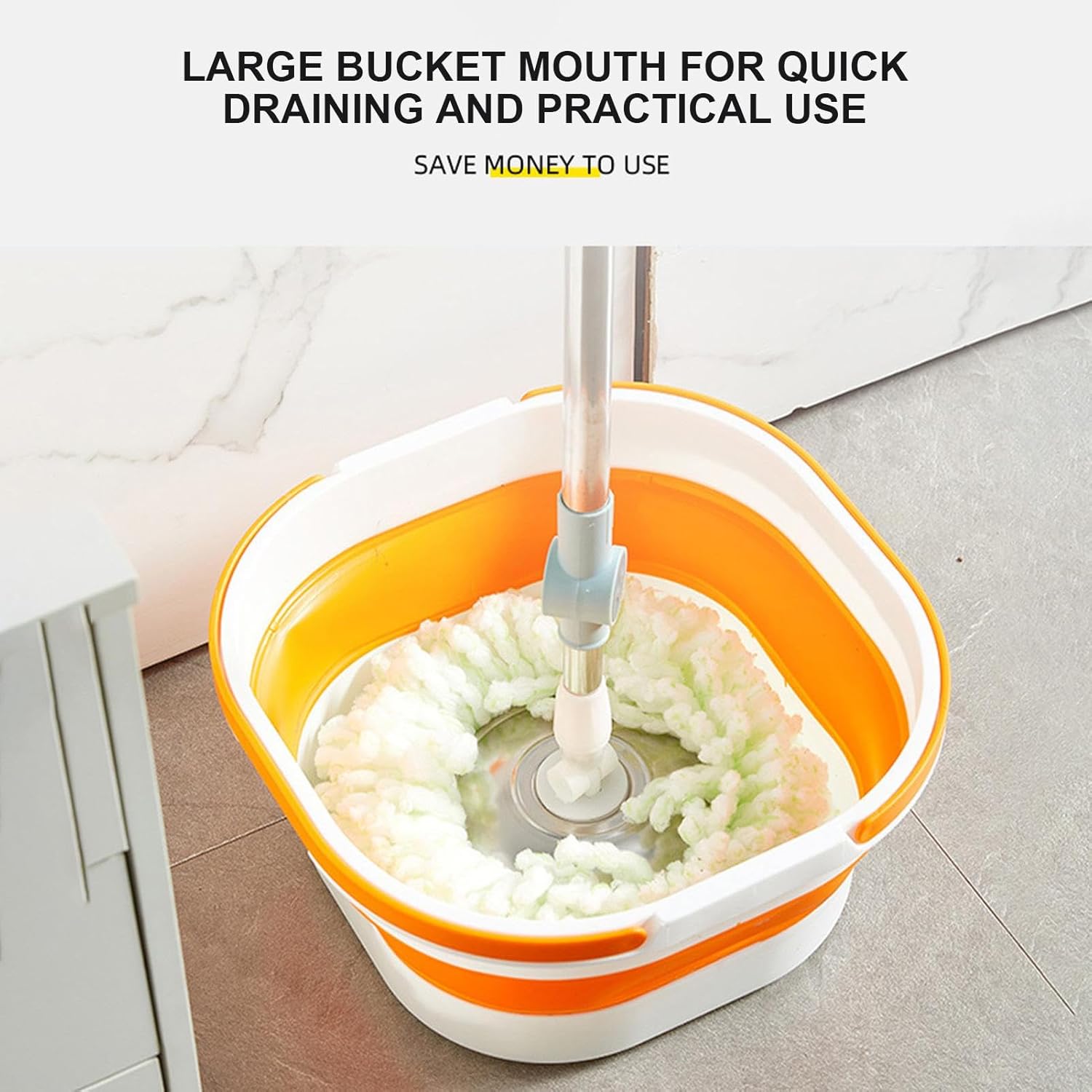 Cubo plegable, cubo plegable duradero, bañera de mango resistente, lavabo de baño portátil, cubo de lavandería con asa, cubo de agua multiusos, cubo