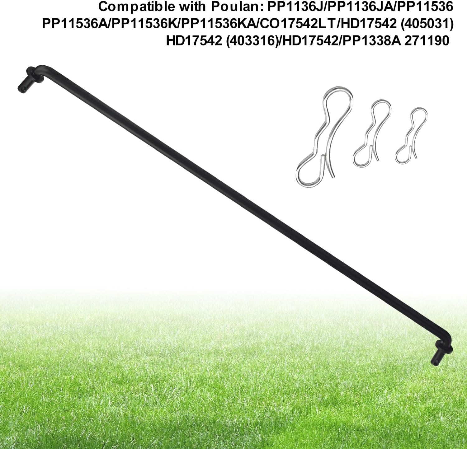130465 Barra de acoplamiento AYP de 20-58 pulgadas compatible con Poulan Compatible con H-usqvarna Poulan Roper Craftsman Weed Eater, reemplaza