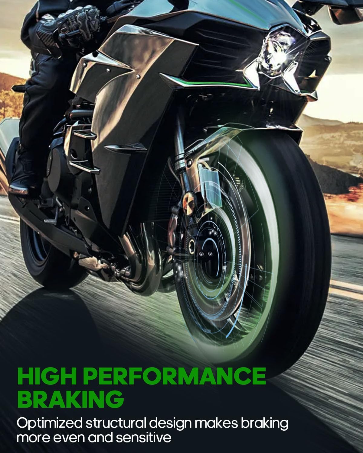 SCITOO Pastillas de freno de fibra de carbono aptas para 00 01-04 Dyna, 01-06 para Fatboy, 00 01-03 05 HeritageNight, 00-02 Softail