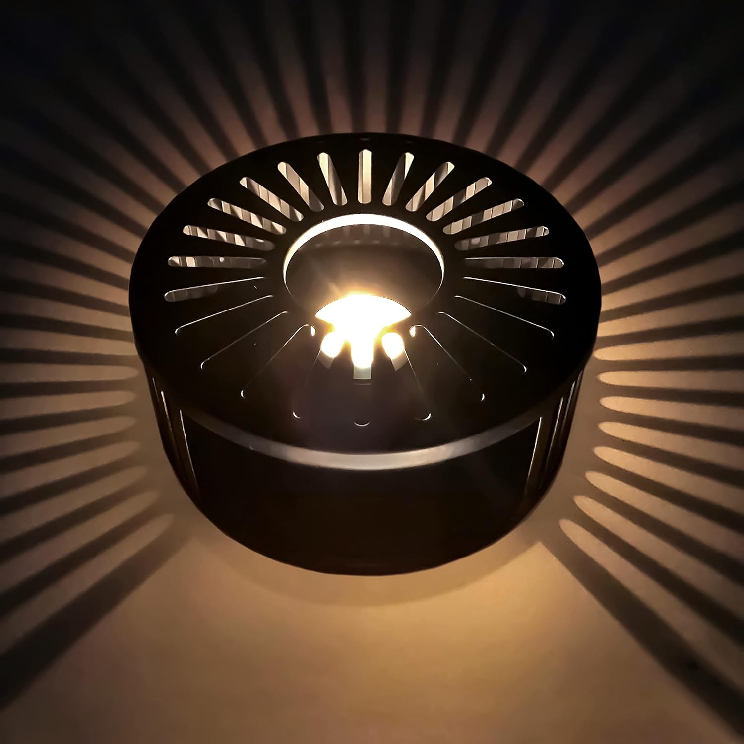 Creano Black Design Stainless Steel Tea Warmer with Tea Light Holder – Tea Cosy – Stable Not Rattling – Rechaud Suitable for All Teapots
