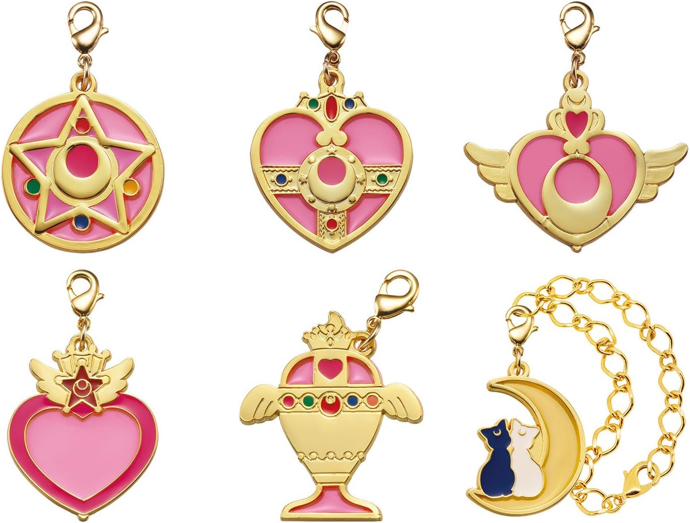 Gashapon Juego de dijes manchados de Sailor Moon