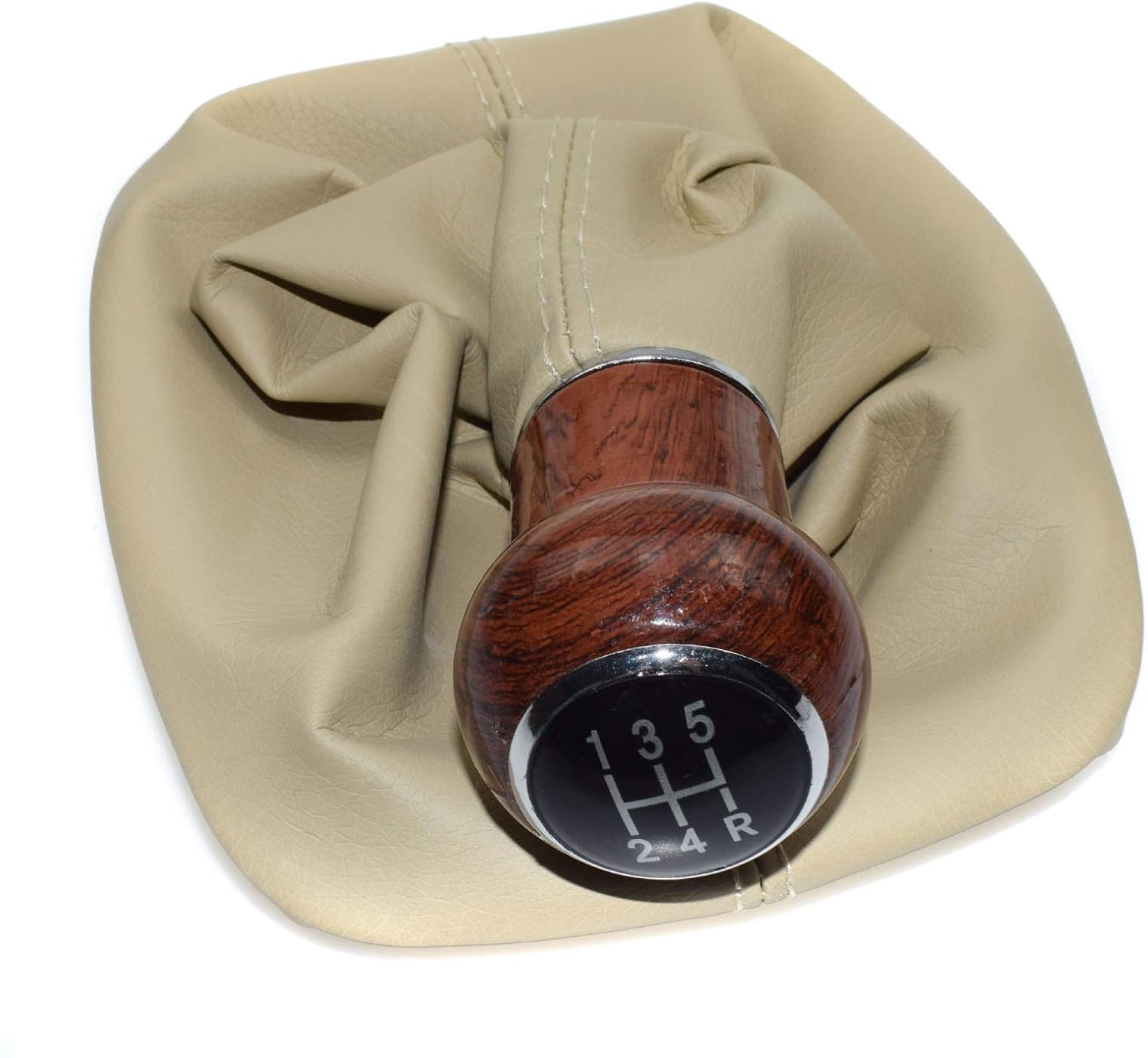 eGang Auto Pomo de palanca de cambios de madera para Volkswagen Passat 1998-2004