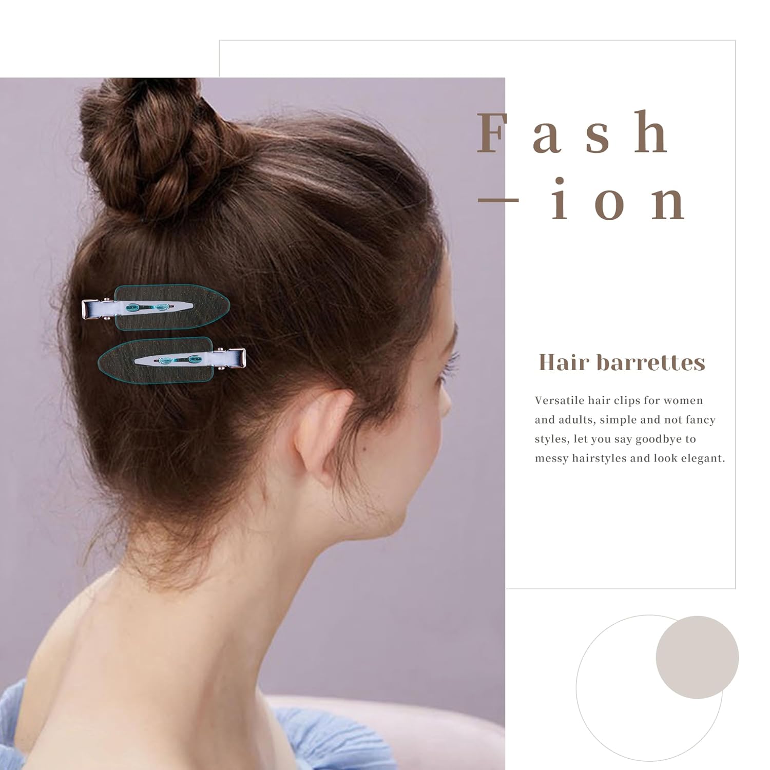 Cptots 20 pinzas para el cabello sin doblez sin arrugas, pinzas para el cabello sin arrugas, pinzas para el cabello sin abolladuras, clips de