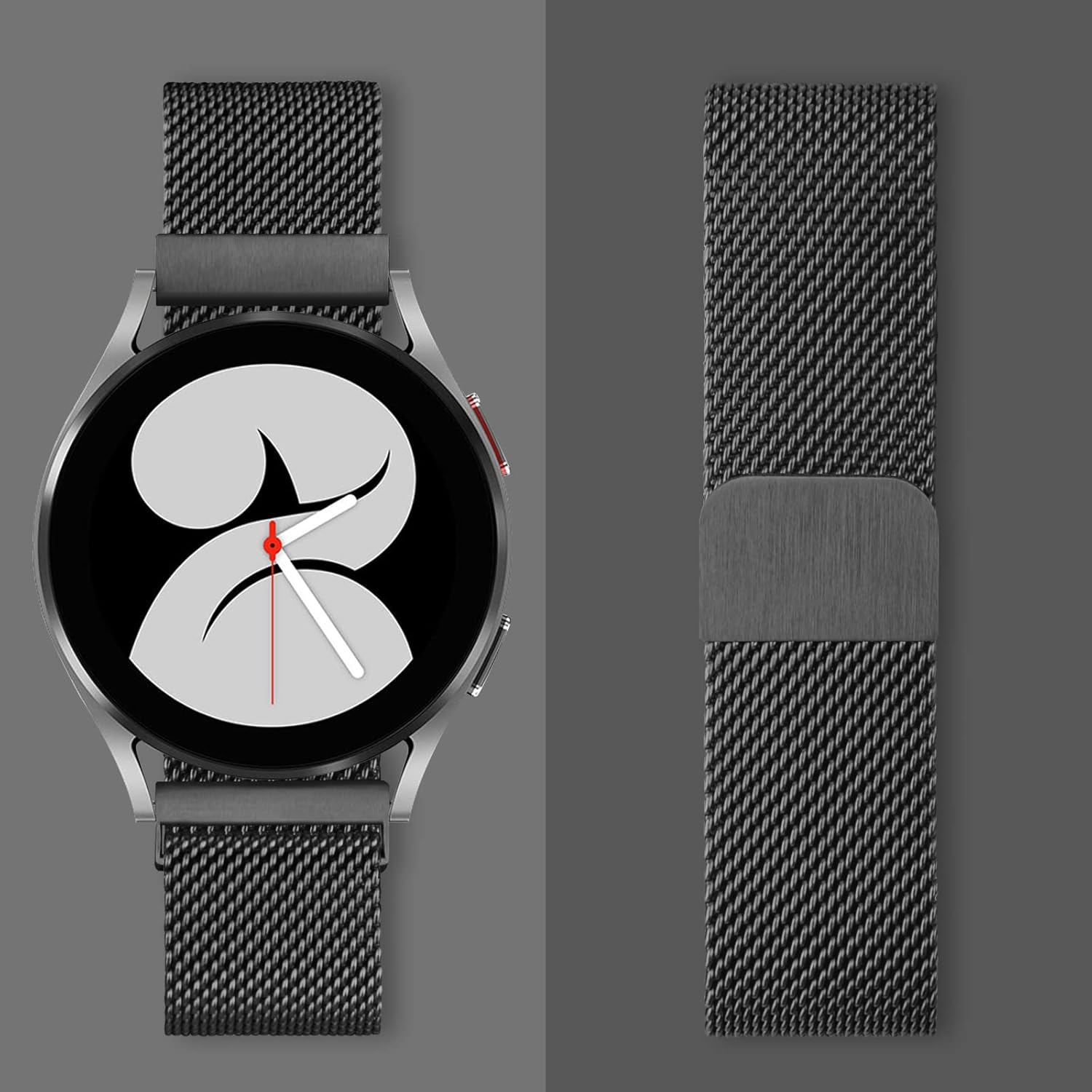 Wanme Correa de repuesto para Samsung Galaxy Watch 4 de 1.575 in y 1.732 in, Galaxy Watch 4 Classic de 1.654 in y 1.811 in, para mujeres y hombres,