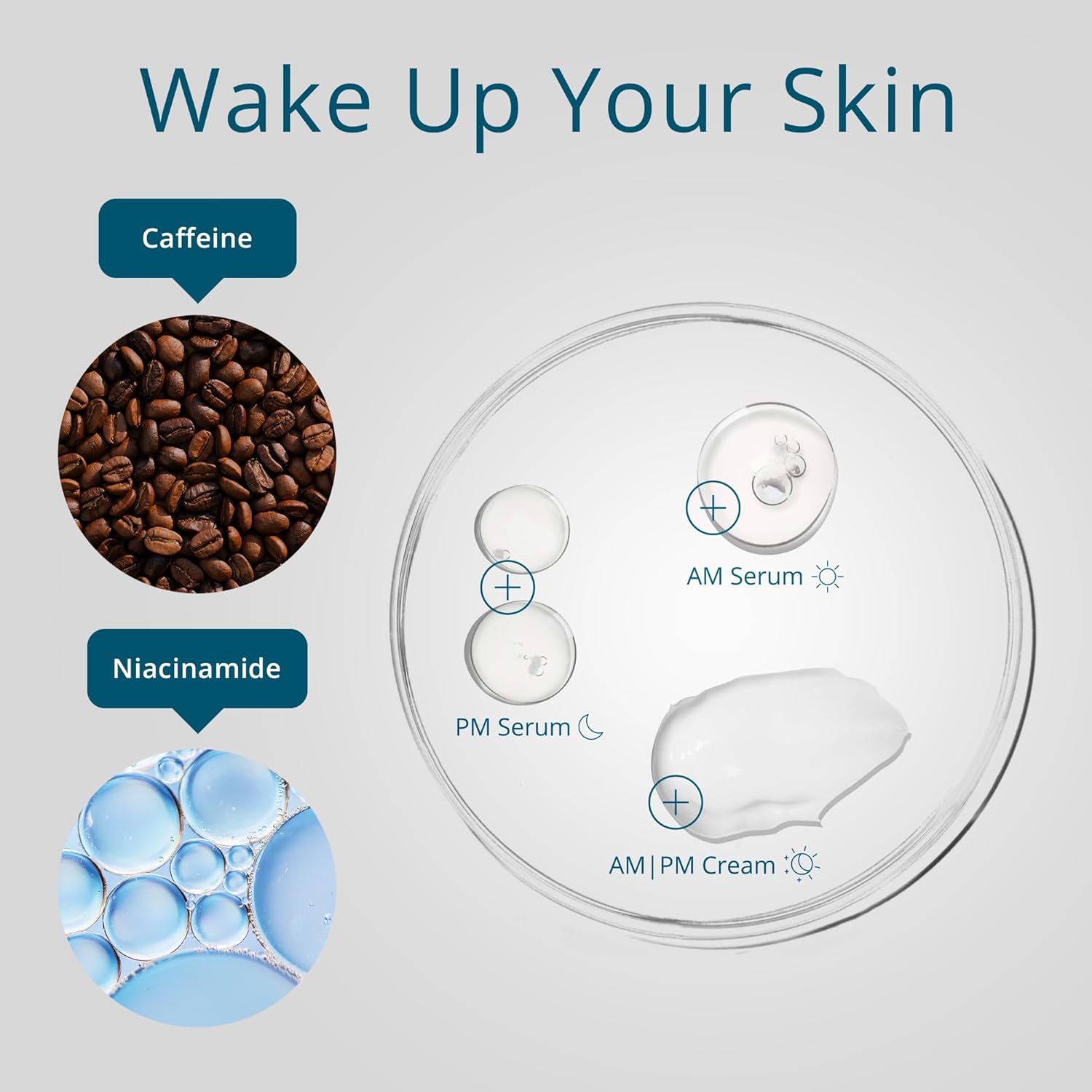 SKINN Crema de ojos con cafeína para ojeras e hinchazón, campamento de botas de ojos de 30 días – Suero debajo de los ojos ilumina, hidrata y