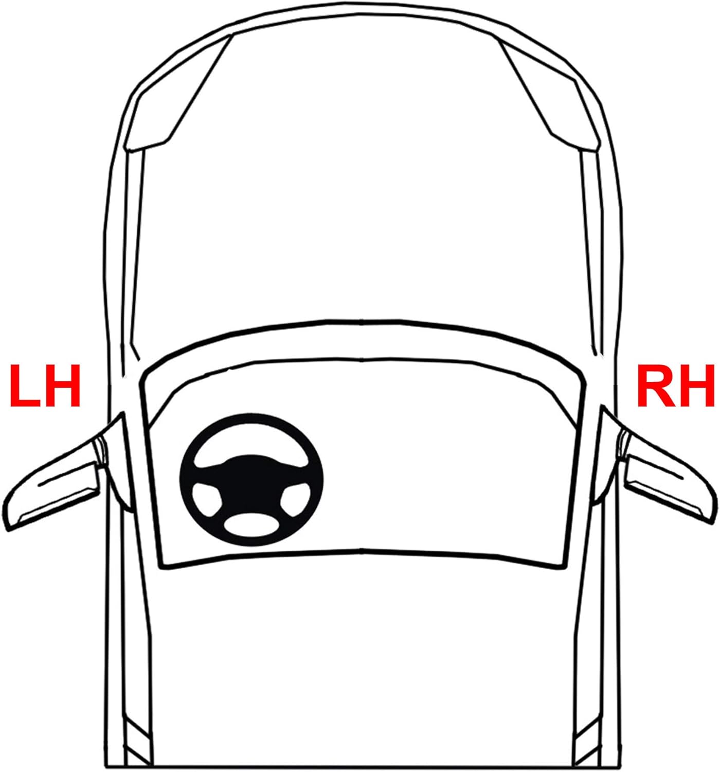 Garage-Pro Guardabarros compatible con acero imprimado para el lado del pasajero delantero Kia Soul 2010-2013