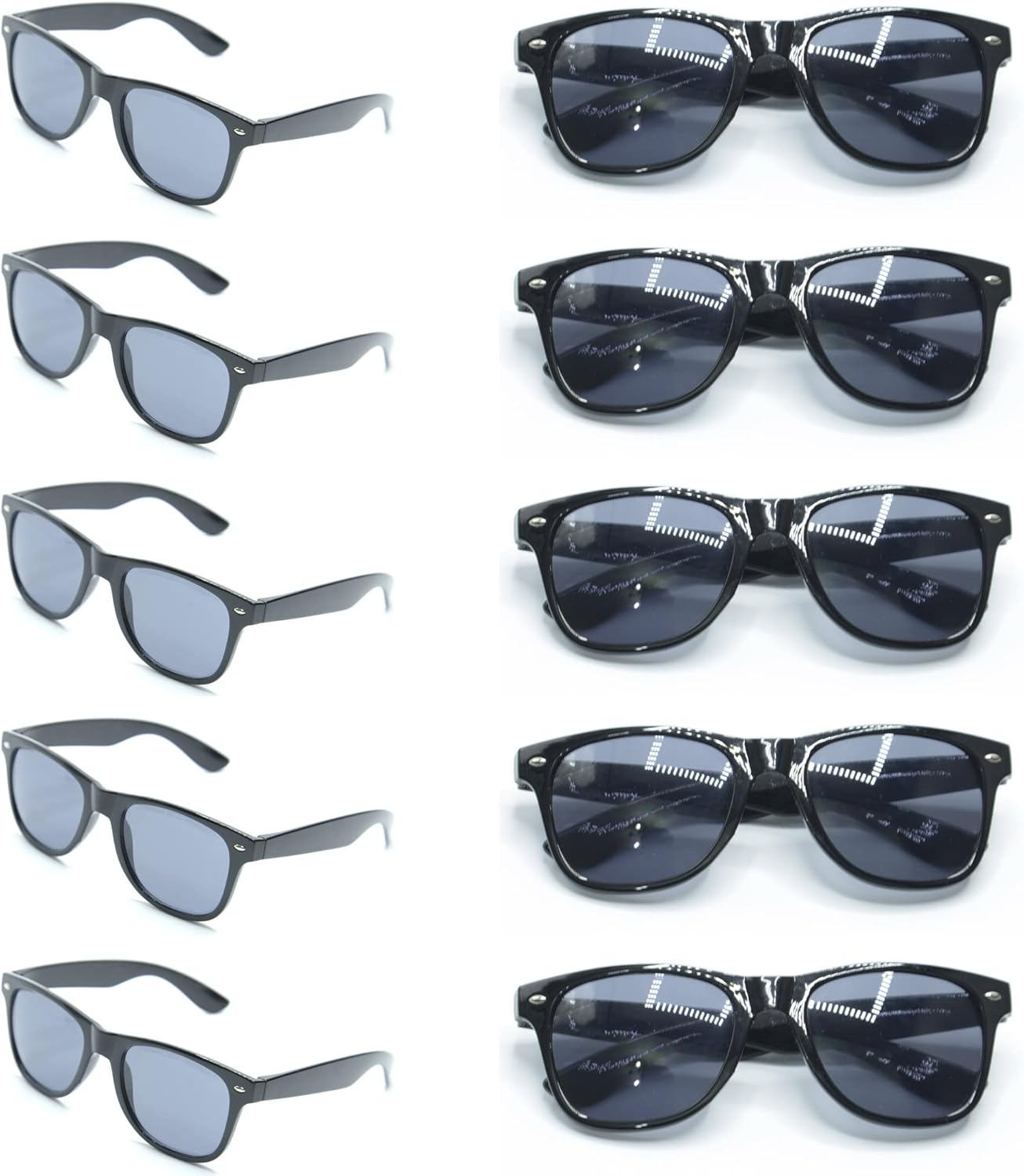 10 lentes de sol de boda personalizados a granel para invitados de fiesta, lentes de sol con logotipo personalizado para mujeres y hombres, regalos