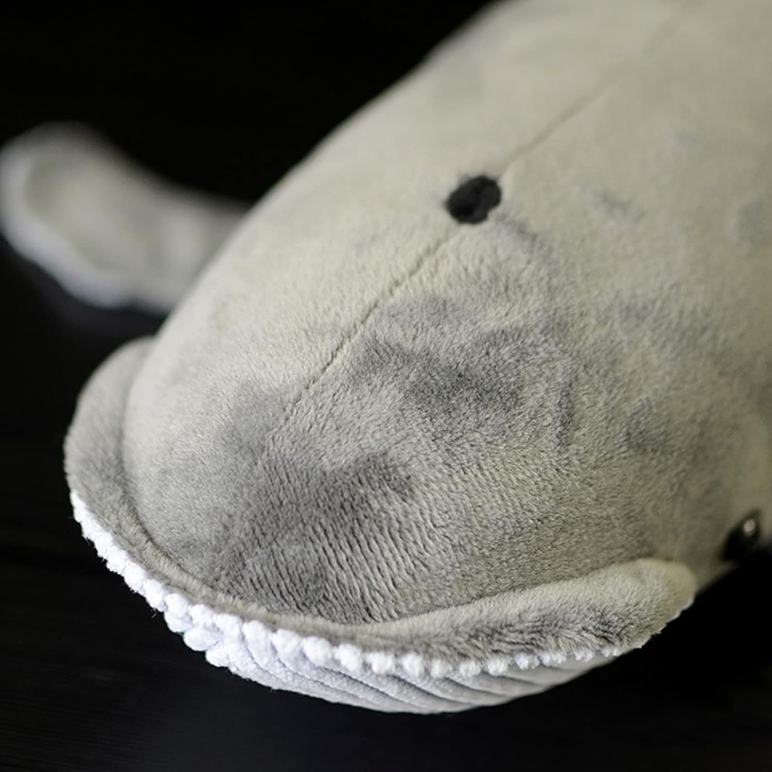 Juguete de peluche de ballena barbada de simulación, ballena barbada gris, animal de peluche suave, juguete realista de 20 pulgadas, relleno de