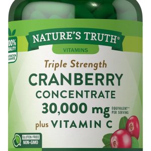 Nature’s Truth Pastillas de arándano  30,000 mg  180 unidades  Suplemento sin OMG y sin gluten  con vitamina C Nature’s Truth Pastillas de arándano  30,000 mg  180 unidades  Suplemento sin OMG y sin gluten  con vitamina C