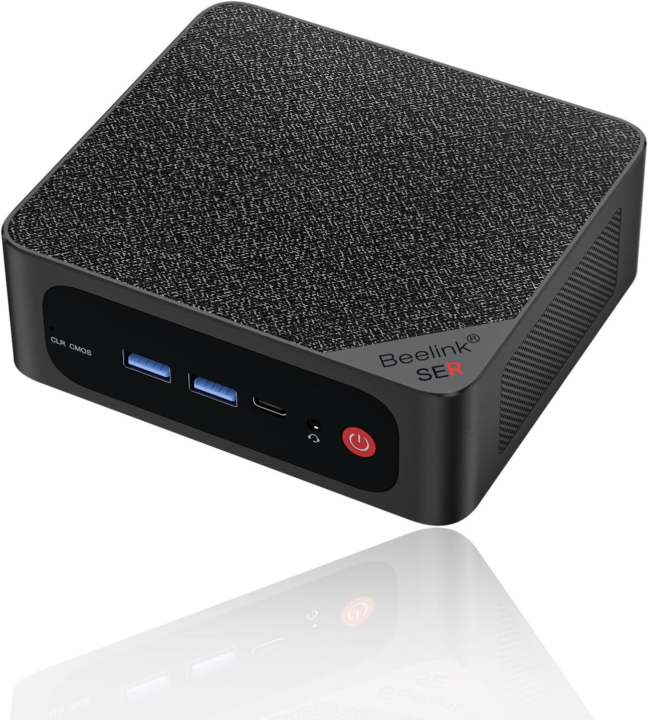 Beelink Mini PC SER5, AMD Ryzen 7 5800H (hasta 4.4 GHz) 8C16T, mini computadora de escritorio de 16 GB DDR4 RAM 1TB NVMe SSD, PC para juegos