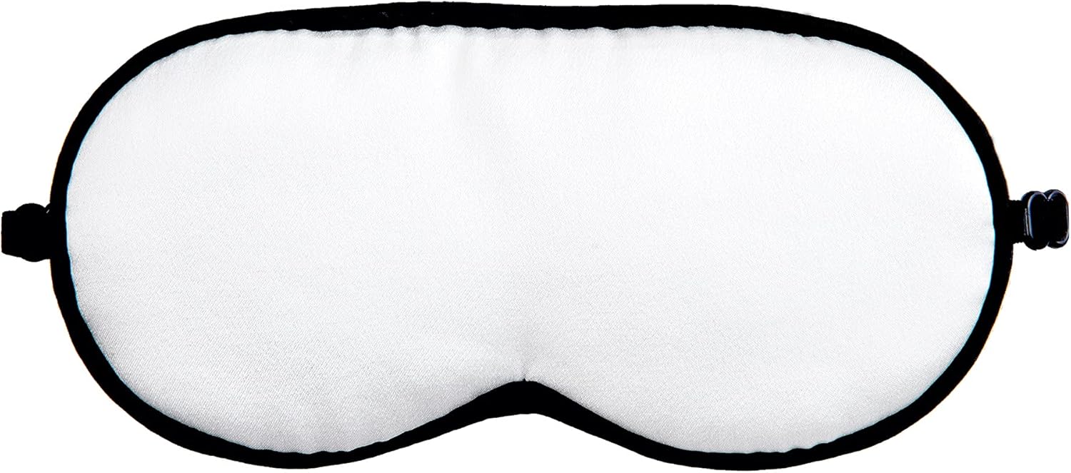 Máscara de dormir de seda de morera con correa ajustable para niños, bonita máscara de ojos para dormir para recién nacidos, paquete de 2 unidades,