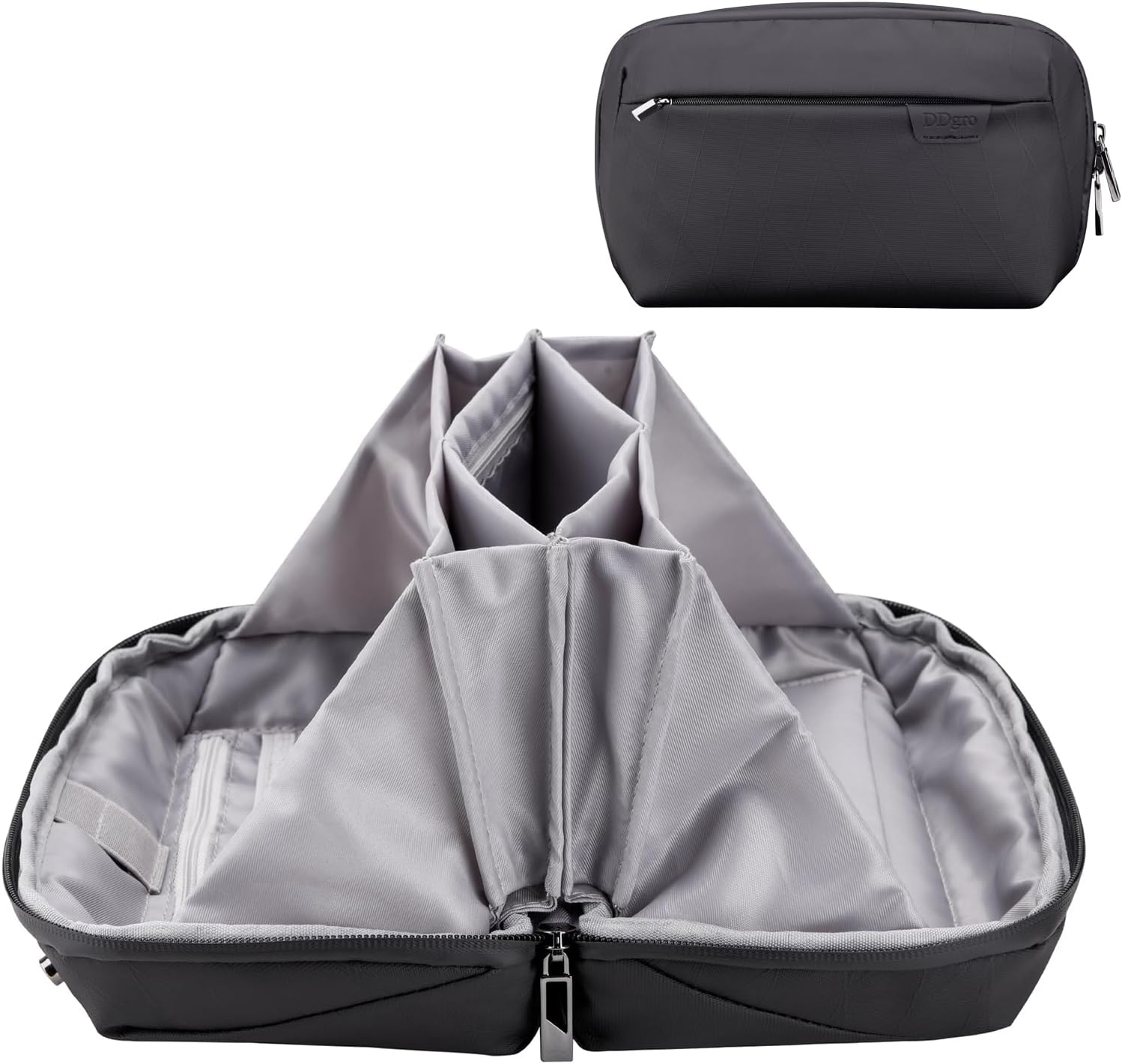 DDgro Tech – Bolsa organizadora para accesorios de viaje, bolsa de transporte para electrónica, cargador y cables de MacBook, cables, disco duro