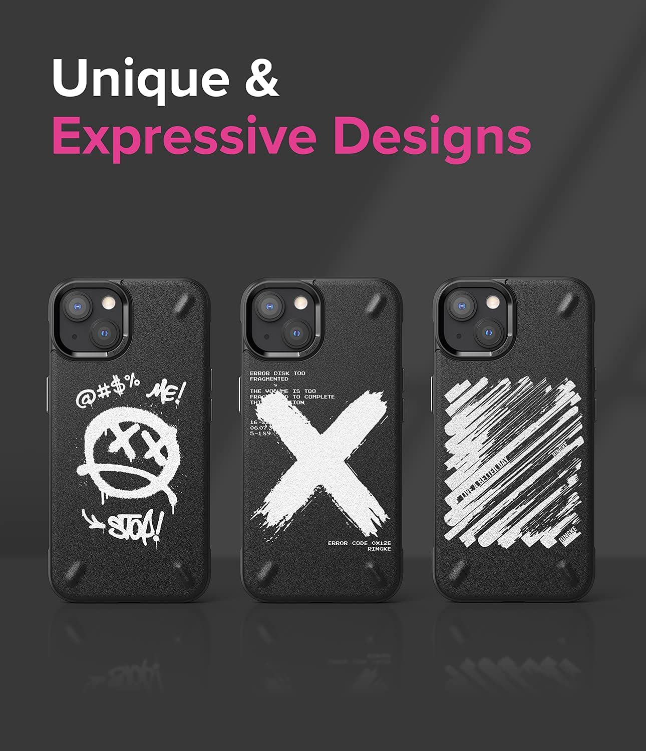 Ringke Onyx – Funda compatible con iPhone 13 Mini, diseño de impresión de seda, resistente, a prueba de golpes, TPU antideslizante, funda para